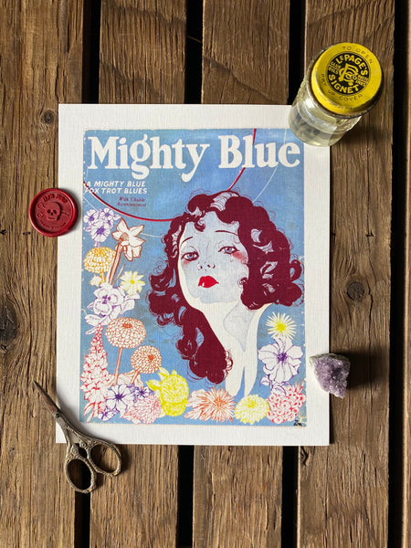 Mighty Blue Print
